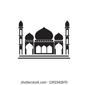 Mosque icon vector logo template