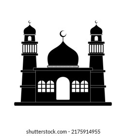 mosque icon, mosque vector sign symbol