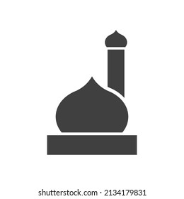 mosque icon vector. templates for various uses. welcome the month of ramadan