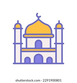 mosque icon for your website design, logo, app, UI.