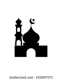 icono de mezquita,mejor icono plano vector.