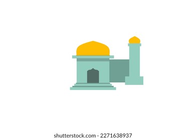 Moschee-Illustration, Moschee-Symbol mit elegantem Konzept, perfekt für ramadanisches Design