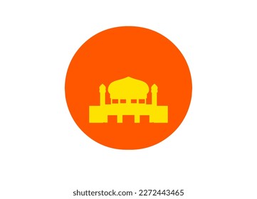 Moschee-Illustration, Moschee-Symbol mit elegantem Konzept, perfekt für ramadanisches Design