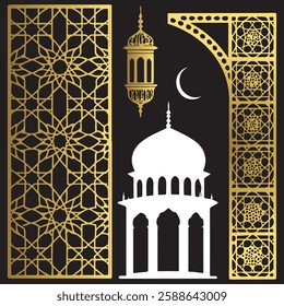Mosque illustration in vector format