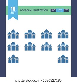 Mosque Illustrations for Commercial Needs