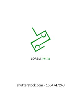 Mosque islam logo icon. With Flat, Modern, And Simple Design.