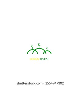 Mosque islam logo icon. With Flat, Modern, And Simple Design.