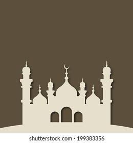 Mosque Islamic background