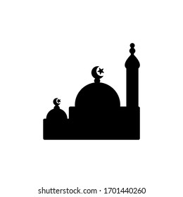 mosque islamic glyph icon black