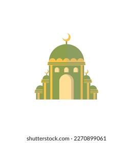 Mosque Islamic Icon Ilustration logo