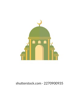 Mosque Islamic Icon Ilustration logo
