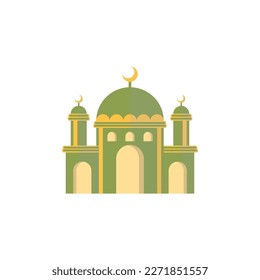 Mosque Islamic Icon Ilustration logo