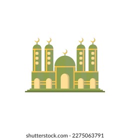 Mosque Islamic Icon Ilustration logo