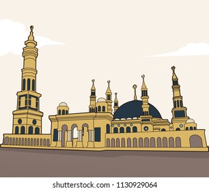Mosque Islamic Landmark art design