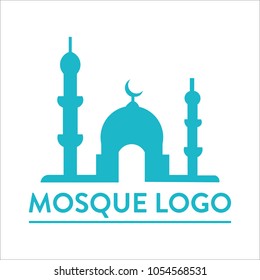 Mosque Islamic Logo Design Template
