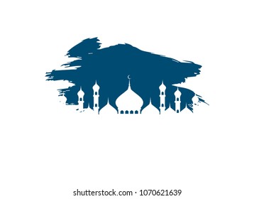 mosque islamic ramadan vector