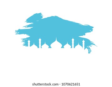 mosque islamic ramadan vector