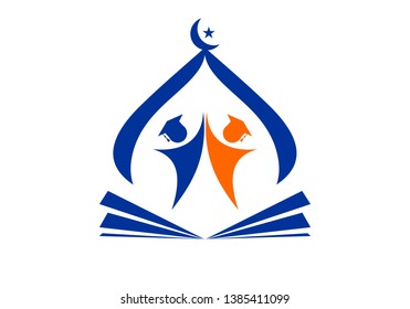 Mosque islamic, ramadhan logo vector