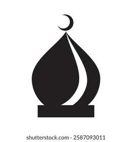 Mosque islamic Religious template icon logo