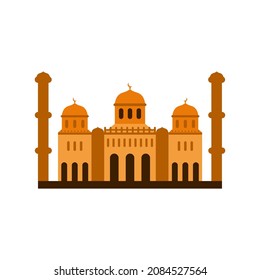 Mosque islamic vector design illustration web