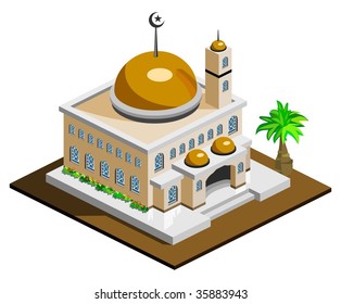 Mosque Isometric