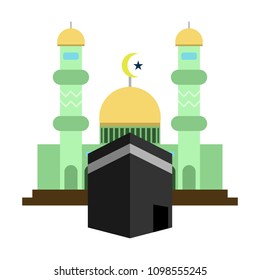 Mosque Kaaba Islamic Illustration Design