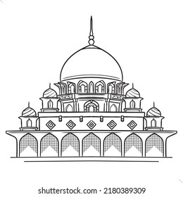 1,720 Mosque coloring pages Images, Stock Photos & Vectors | Shutterstock