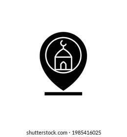 Moschee Location Symbol, eps10