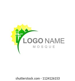mosque logo and attractive appearance, logo ready to use