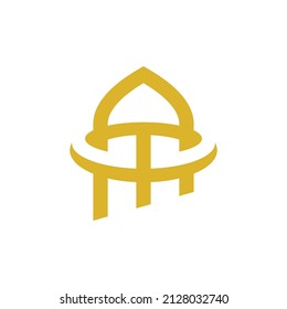 mosque logo for business islamic theme
