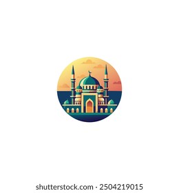 Mosque Logo Design in illustrator
