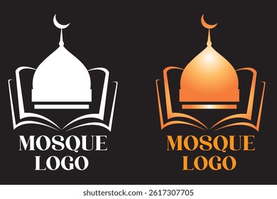 mosque logo design, religious islamic inspiration logo design

