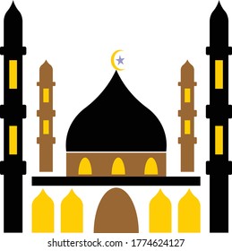 Mosque logo design stock vector