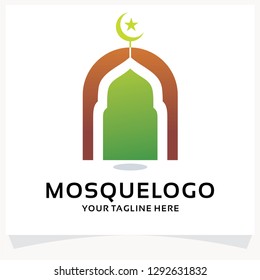 Mosque Logo Design Template Inspiration