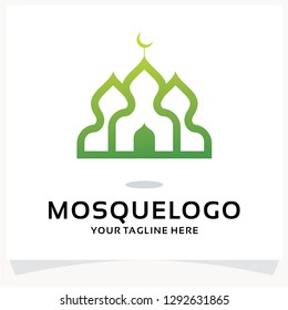 Mosque Logo Design Template Inspiration