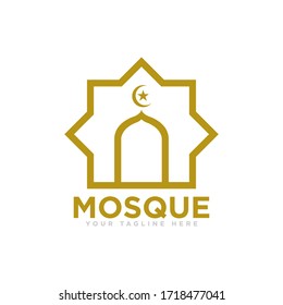 Mosque Logo Icon Design Illustration