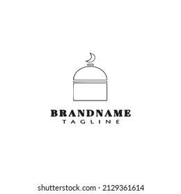mosque logo icon design template modern vector illustration