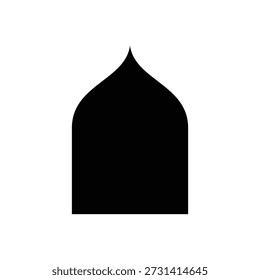 Mosque logo icon flat design 