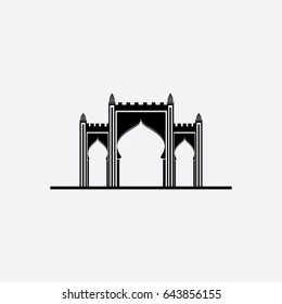 mosque logo, icon islamic saudi