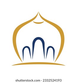 mosque logo icon template symbol 1