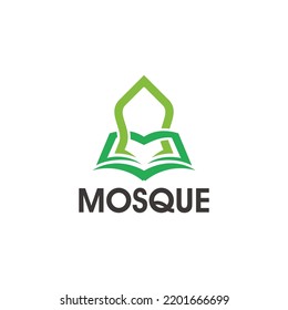 mosque logo icon vector concept illustration