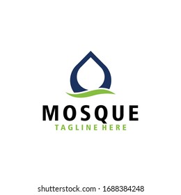mosque logo icon vector isolated