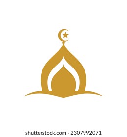 Mosque logo images illustration design