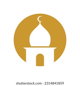 Mosque logo images illustration design