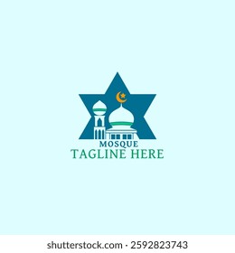 Mosque logo for islamic logoand islamic business