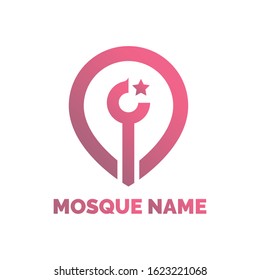 Mosque Logo. Minimalist Islamic Logo.