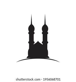 mosque logo stock vector template