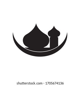 Moschee-Logo-Vorlage für Vektorgrafik