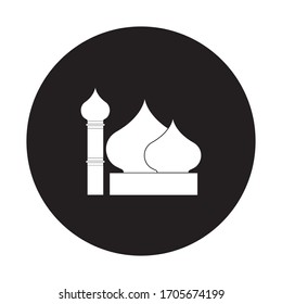 Moschee-Logo-Vorlage für Vektorgrafik
