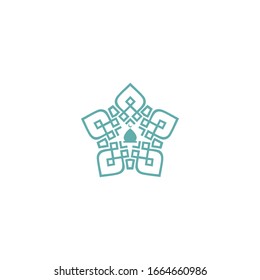 Mosque Logo Template Design Vector, White background, Modern Mosque icon illustration.